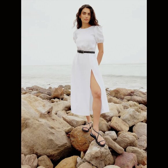 Reformation Anneliese Linen Dress - Picture 1 of 8